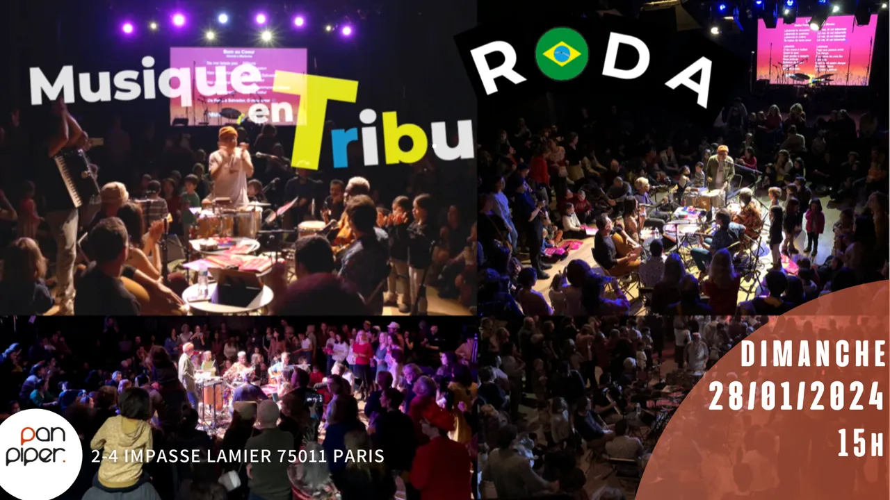 Musique en Tribu - Roda, Un voyage musical Brésilien pour toute la famille