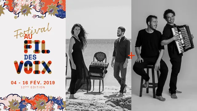 Rachele Andrioli & Rocco Nigro // Joao Cavalcanti & Marcelo Caldi - Festival Au Fil Des Voix