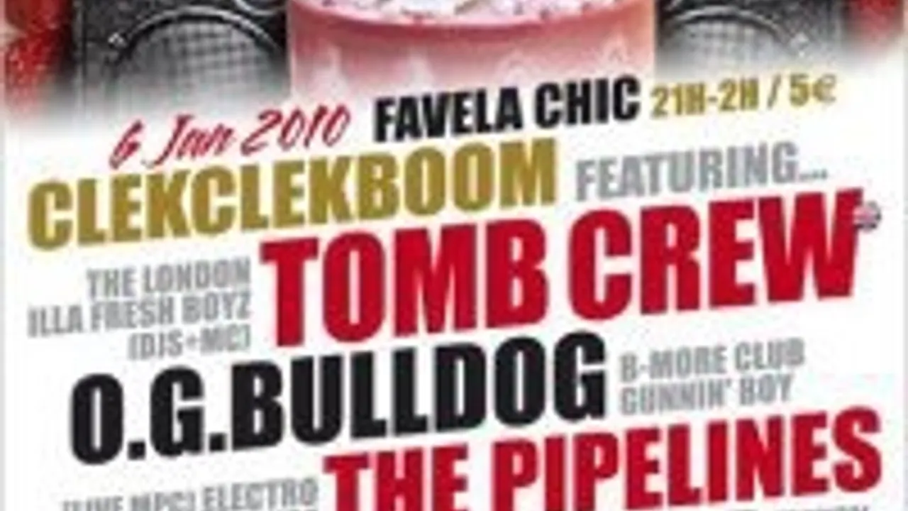 Clekclekboom @favela Chic Tchiky Al Dente Birthday