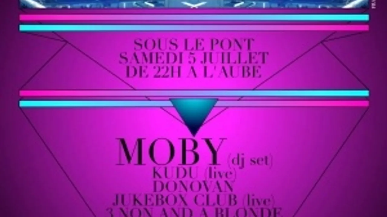 MOBY (dj set) :: KUDU (live):: JUKEBOX CLUB (live)