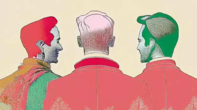 TROIS HOMMES S/SEINE