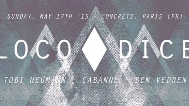 CONCRETE: LOCO DICE, TOBI NEUMANN, CABANNE, BEN VEDREN