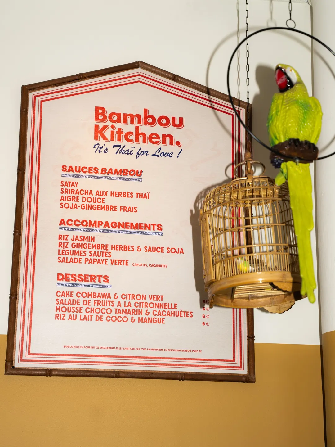 Bambou Kitchen Restaurant Paris