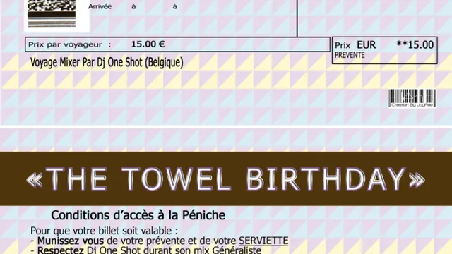 The Towel Birthday