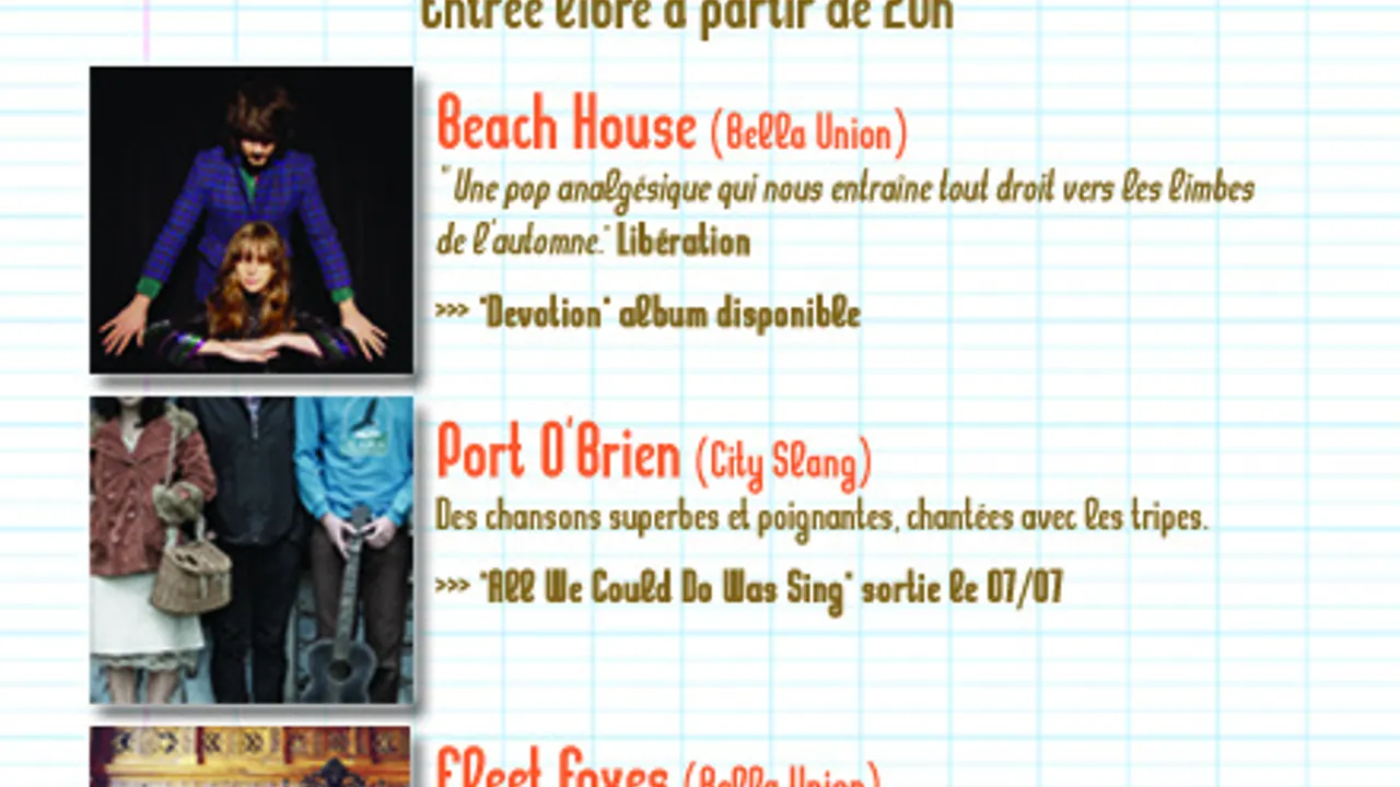 Soirée COOPERATIVE MUSIC