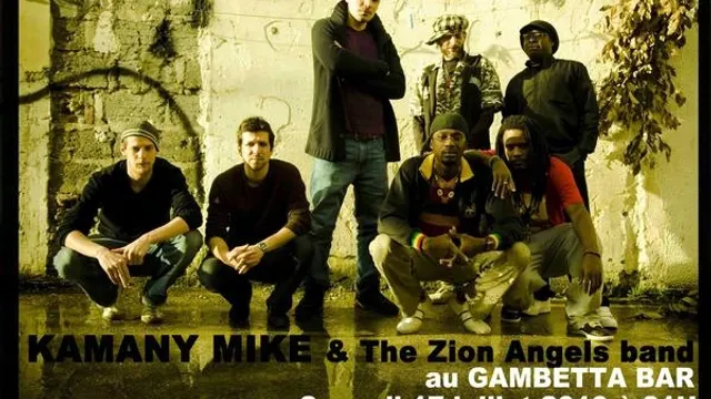 KAMANY MIKE & The Zion Angels band en concert