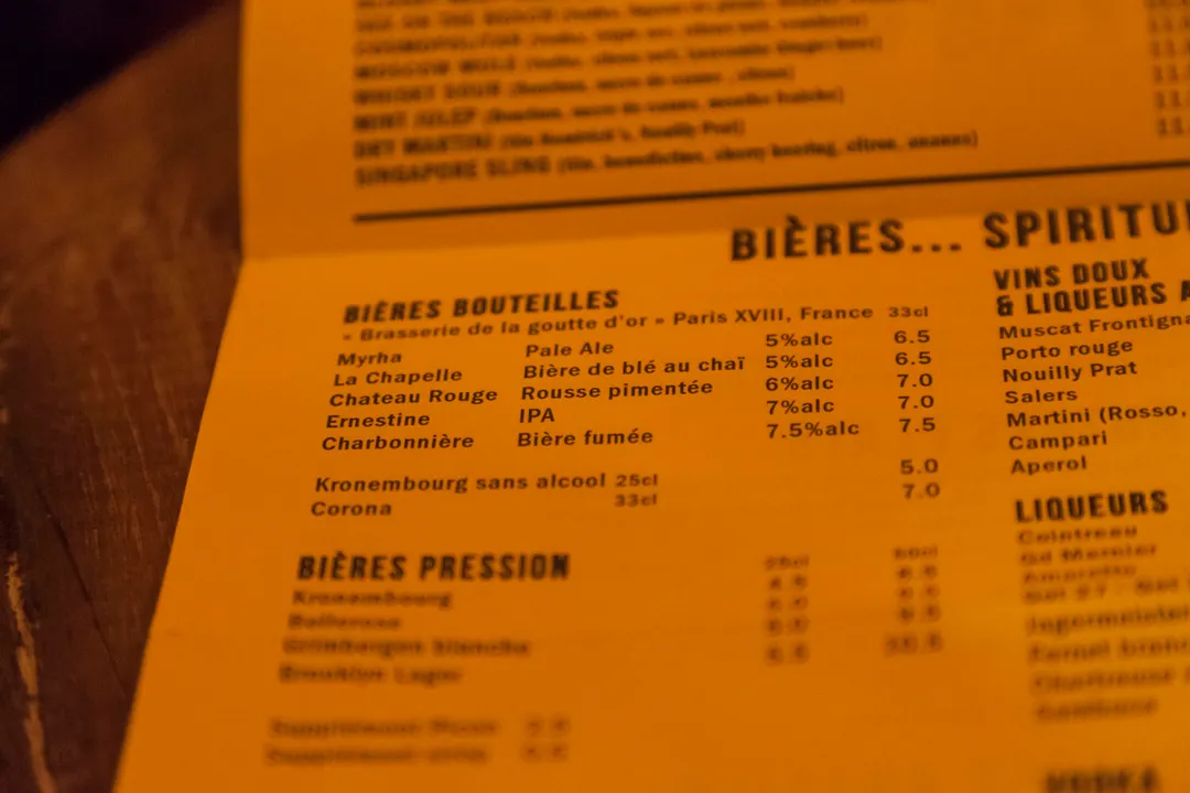 Dunkerque Restaurant Bar Paris