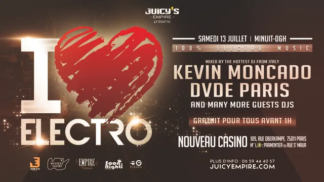 I LOVE ELECTRO KEVIN MONCADO FROM ITALY