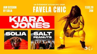 Kiara Jones en showcase à la Favela chic
