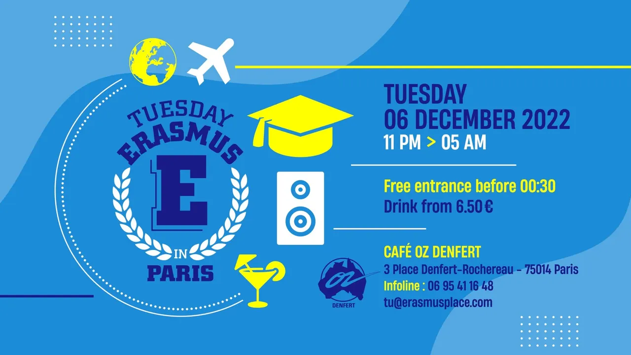 TUESDAY ERASMUS IN PARIS