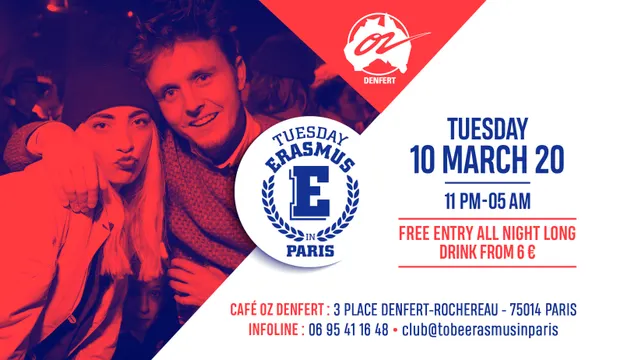 TUESDAY ERASMUS IN PARIS