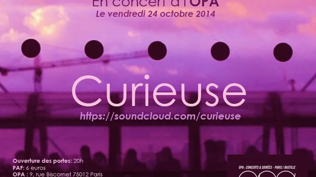 Curieuse en concert