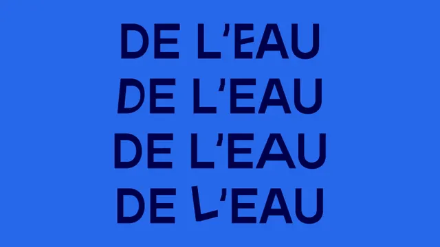 L'exposition De l'eau à Bercy Village