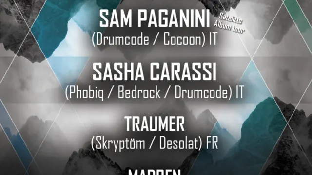 ABSOLUTE : SAM PAGANINI - SASHA CARASSI - ROBERT BABICZ (live) - TRAUMER - MADBEN