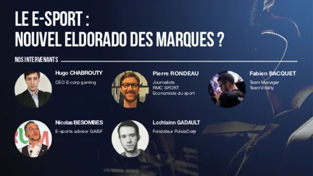 Conférence sur l'E-Sport au Parc des princes !