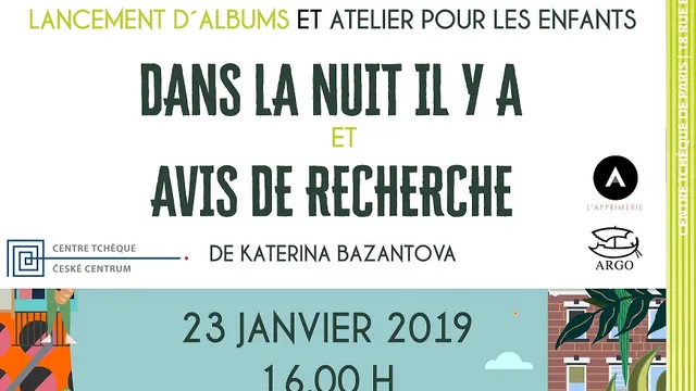 Présentation de deux nouveaux livres de Kateřina Bažantová