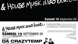 & House Music Was Born... (special Guest Sami Dee)