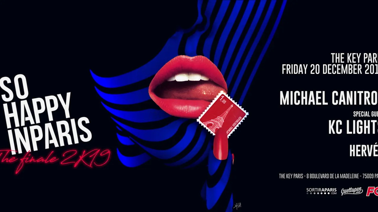 SO HAPPY IN PARIS à The Key avec Michael Canitrot & KC Lights