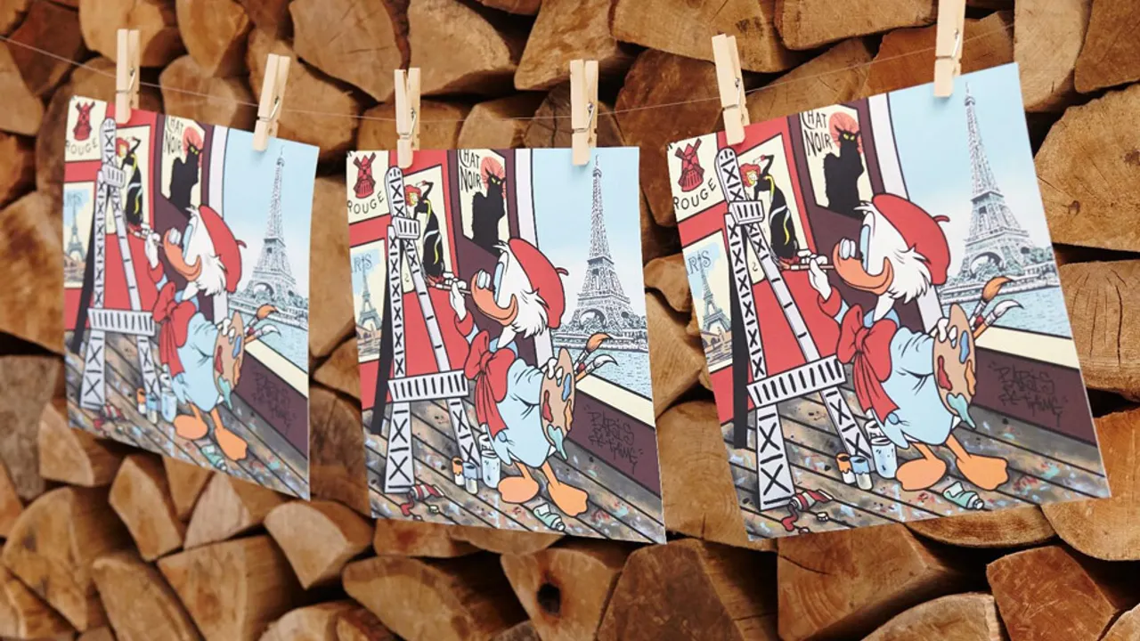 SÉRIGRAPHIE "PARIS JE T'AIME" - SIGNATURE PAR SPEEDY GRAPHITO