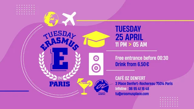 TUESDAY ERASMUS IN PARIS