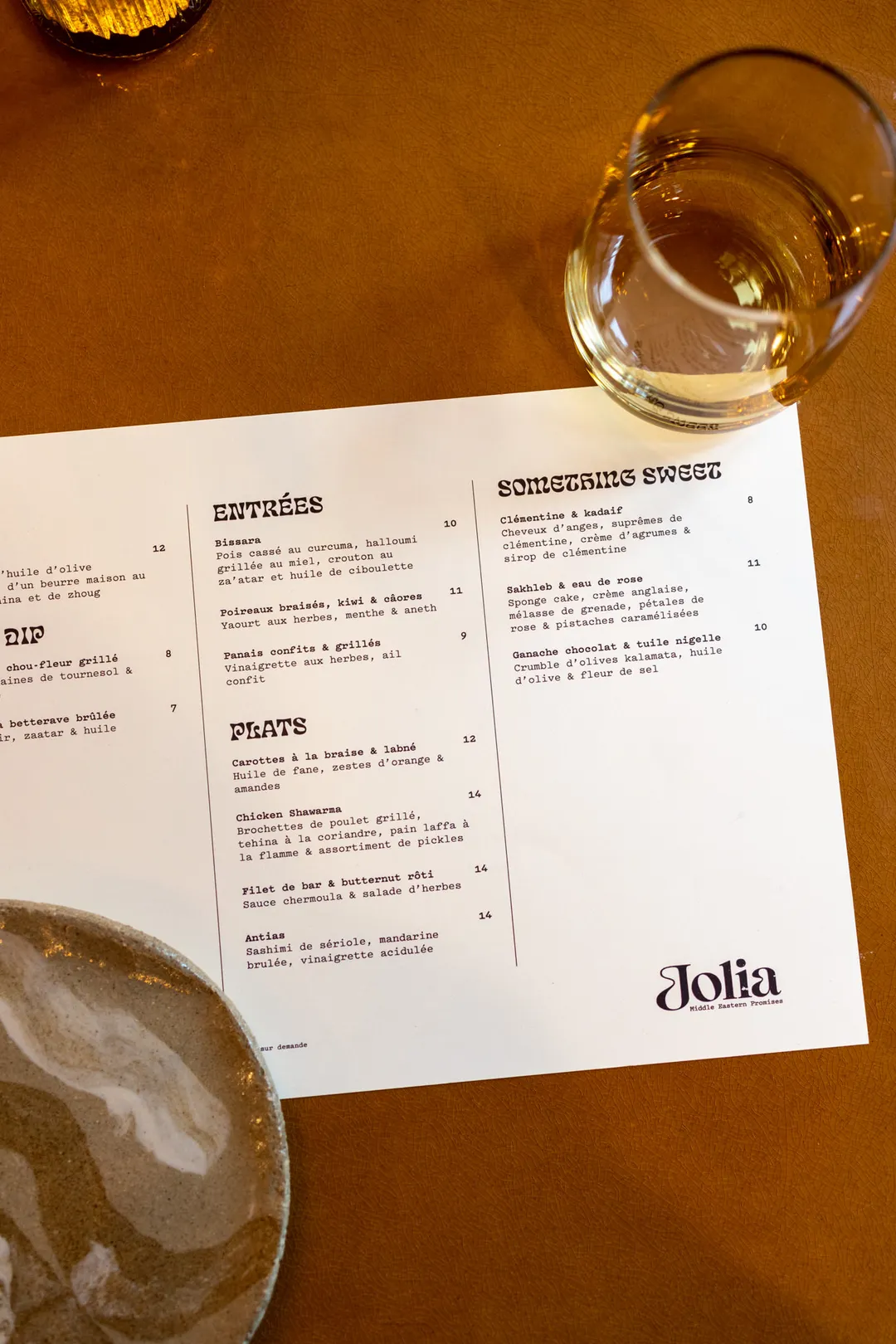 Jolia Restaurant Paris