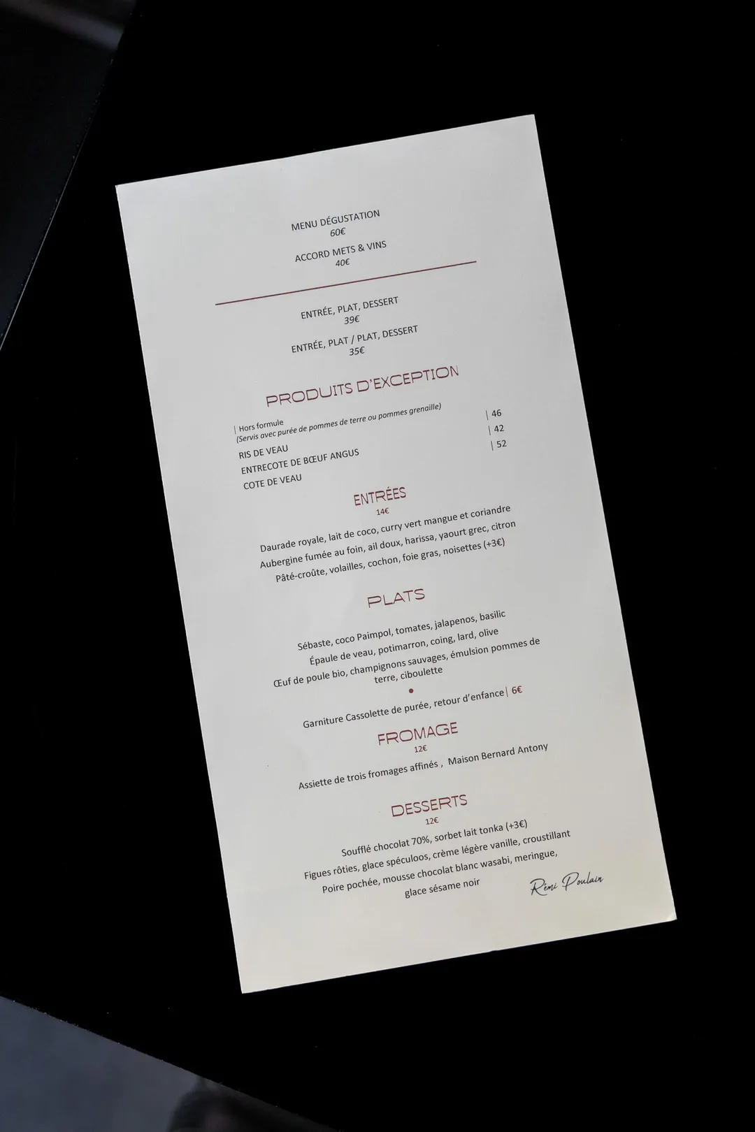 L'Évadé Restaurant Paris