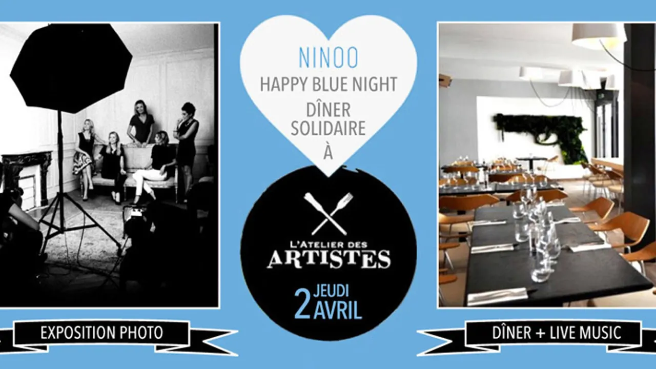 LE DÎNER SOLIDAIRE HAPPY BLUE NIGHT // BY NINOO