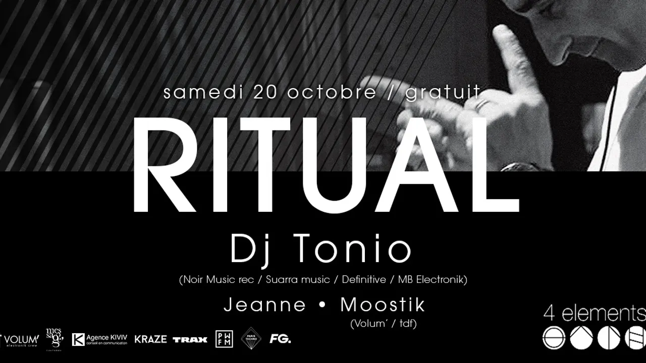 Ritual W/ Tonio (Définitive / Noir music rec. / Suara Music / MB Elektroniks)