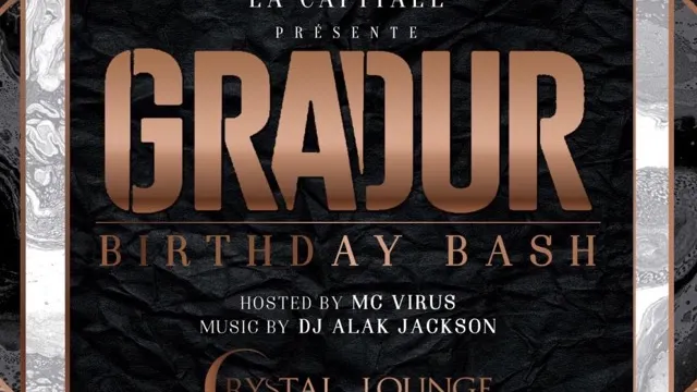 BIRTHDAY BASH GRADUR