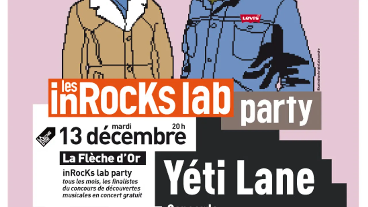 INROCKS LAB PARTY : YÉTI LANE + CONCORDE + JANSKI BEEEATS