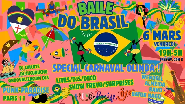 Baile do Brasil spécial Carnaval Olinda !! Soirée 100% Brazil vibes