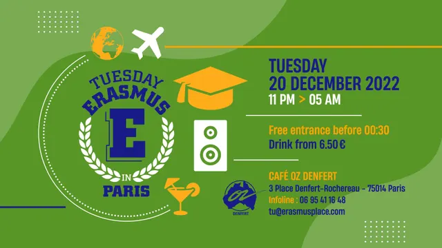 TUESDAY ERASMUS IN PARIS