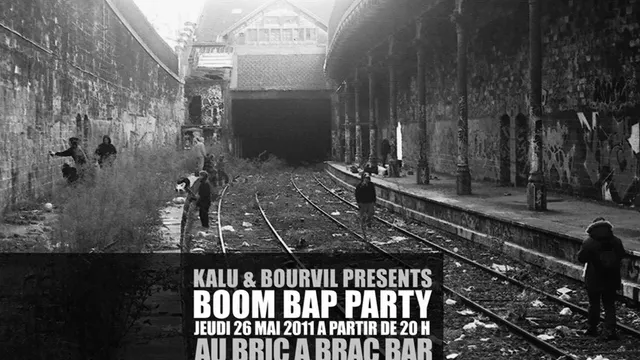 BOOM BAP PARTY LE JEUDI 26 MAI A 20H