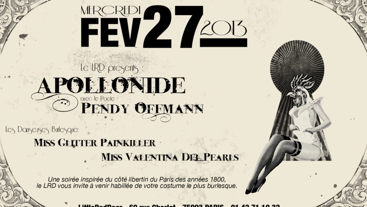 Apollonide : Poetry et Burlesque Soirée