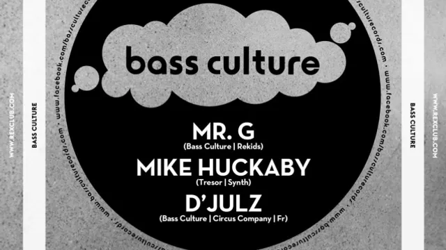 Bass Culture: Mr.G, Mike Huckaby, D'julz