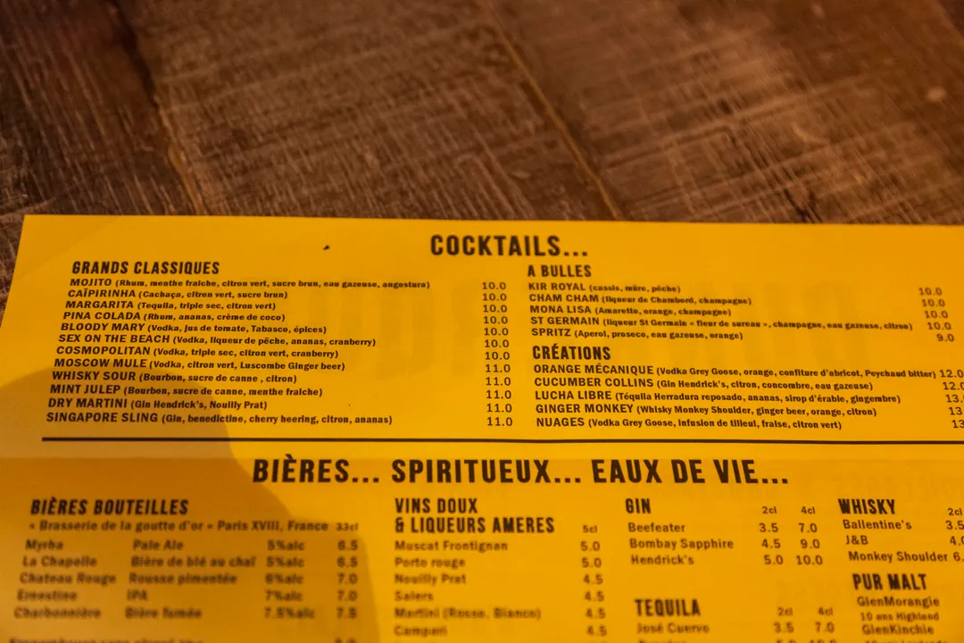 Dunkerque Restaurant Bar Paris