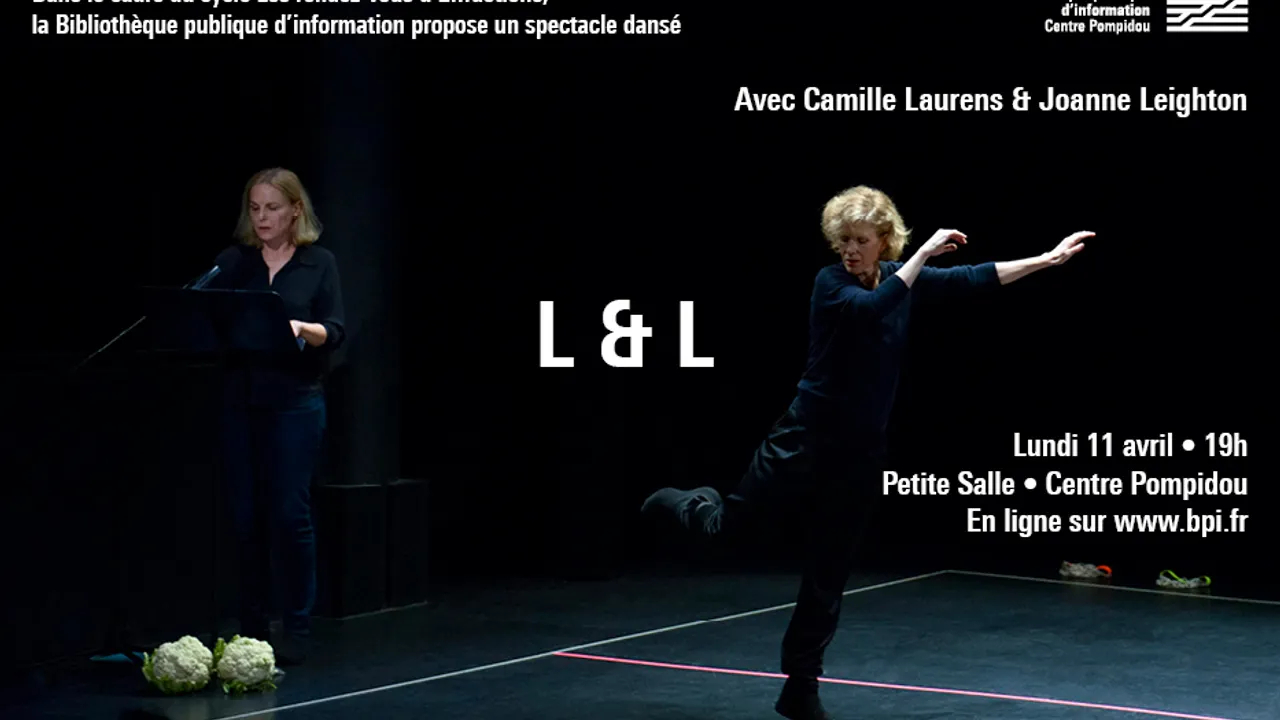 Lecture dansée de l’autrice Camille Laurens avec la chorégraphe Joanne Leighton