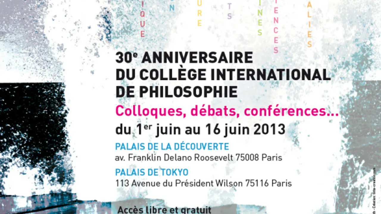 Quinzaine de philosophie Intersections