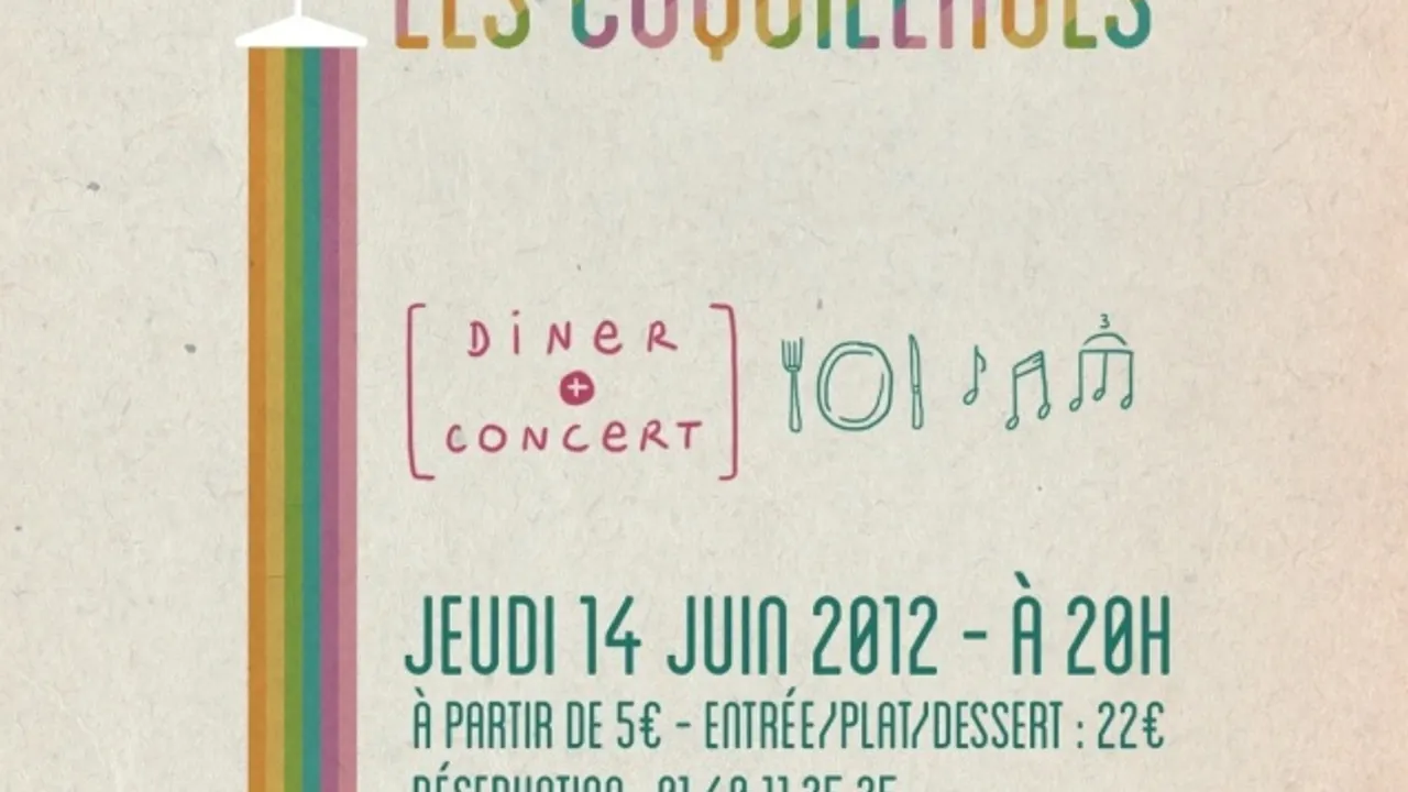 Dîner-Concert Cléa et les coquillages