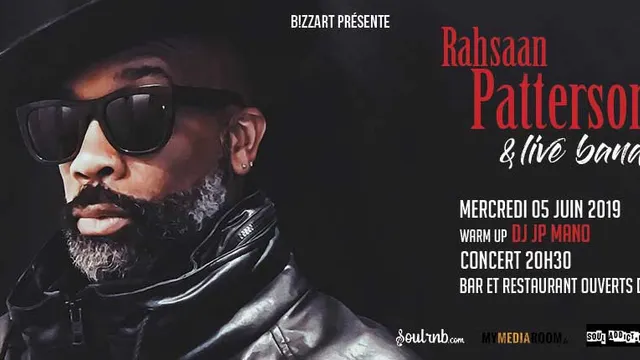 RAHSAAN PATTERSON & live band