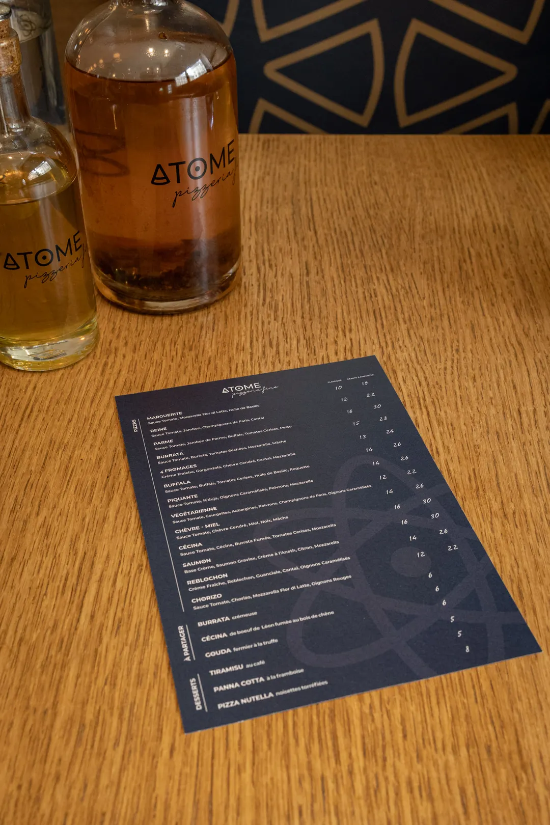 Atome Pizza Restaurant Paris