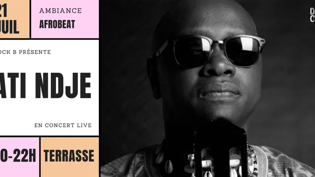 L’Été à DOCK B // Concert live en terrasse : Ati Ndje (afrobeat)
