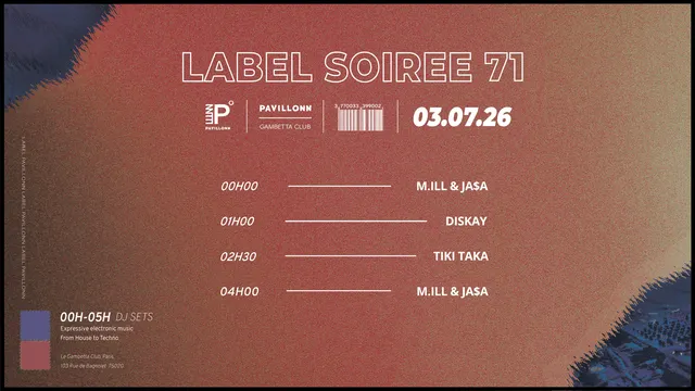Pavillonn Label Soirée Club