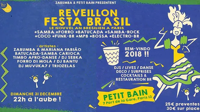 Festa Brasil ! Nouvel An Brésilien à Paris
