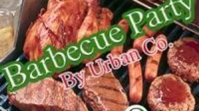 Urban Party Spé Barbecue