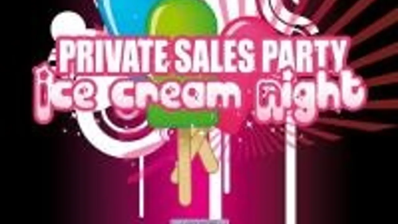 Private Sales/ Ice Cream Night