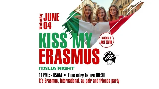 Kiss my Erasmus @ Café OZ