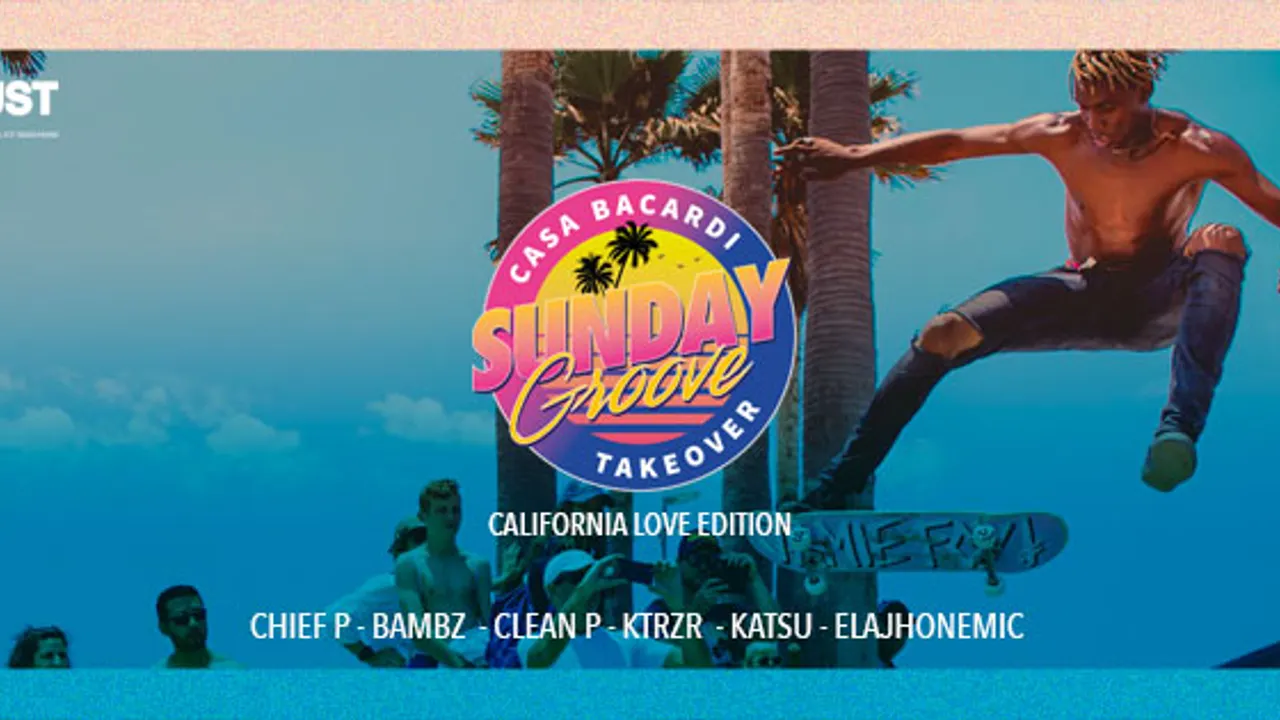 Sunday Groove - California Love Edition - 16h/1h au Wanderlust