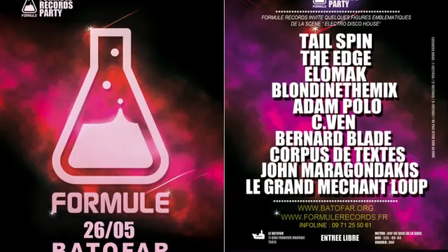 FORMULE RECORDS PARTY 5