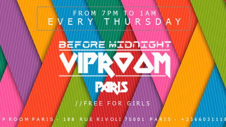 Afterwork gratuit pour les filles - VIP ROOM